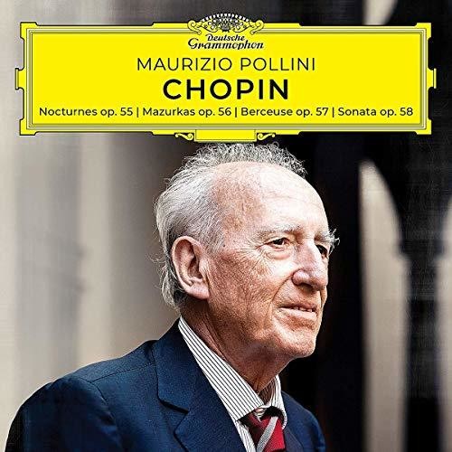 the album cover for MAURIZIO POLLINI - Chopin: Nocturnes / Mazurkas / Berceuse / Sonata