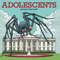 the album cover for Adolescents - Russian Spider Dump