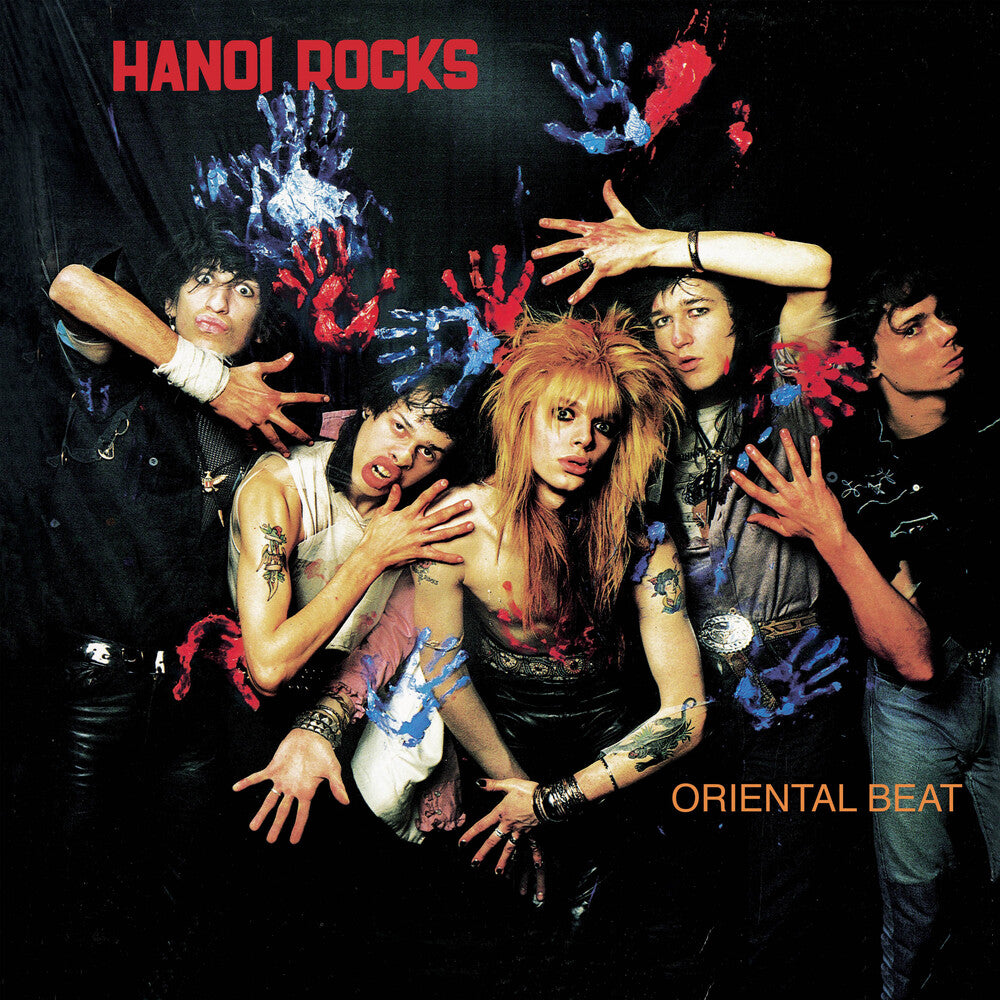 the album cover for Hanoi Rocks - Oriental Beat