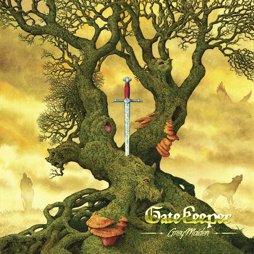 the album cover for Gatekeeper - Grey Maiden
