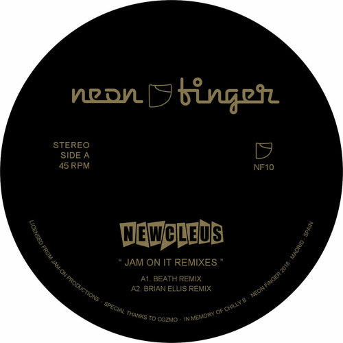 the album cover for Newcleus - Jam on It Remixes