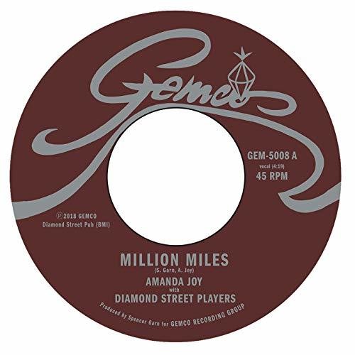 the album cover for Amanda Joy - Million Miles [Vinyl Single]
