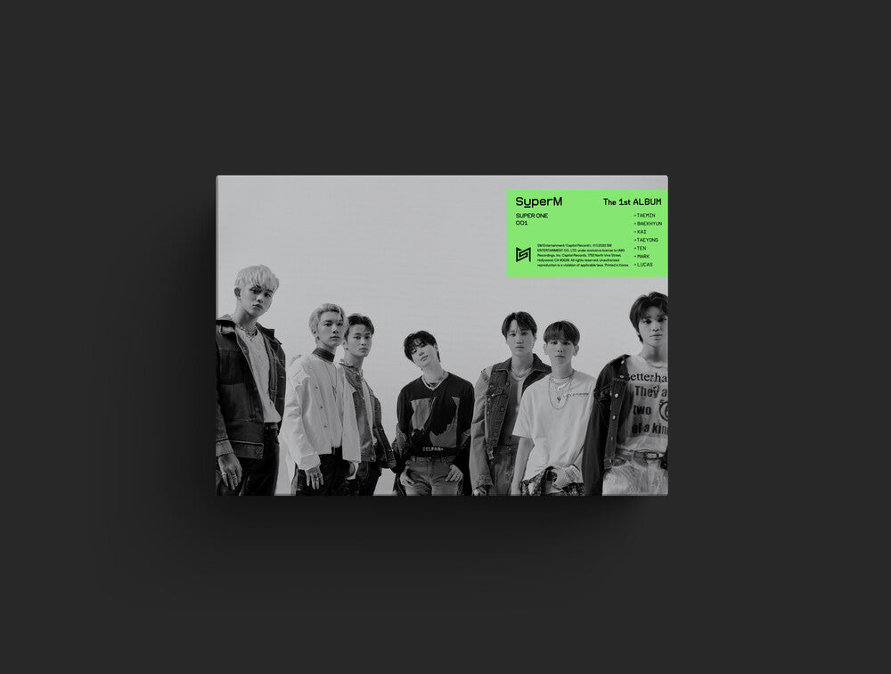 the album cover for SuperM - SuperM The 1st Album 'Super One' [One Ver. - Limited Edition]