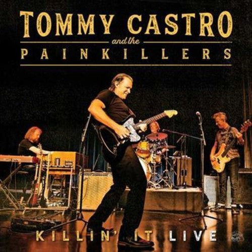 the album cover for Tommy Castro - Killin' It - Live [Orange LP]