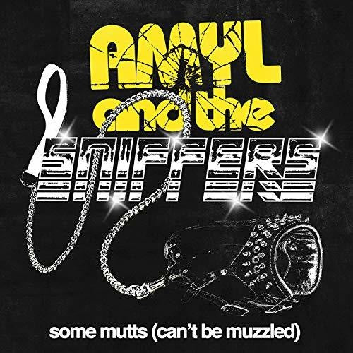the album cover for Amyl and The Sniffers - Some Mutts (Can't Be Muzzled) / Cup Of Destiny [Vinyl Single]