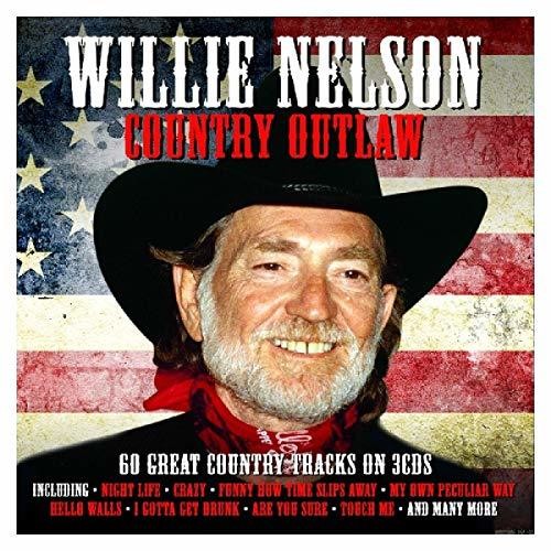 the album cover for Willie Nelson - Country Outlaw [Import 3CD]