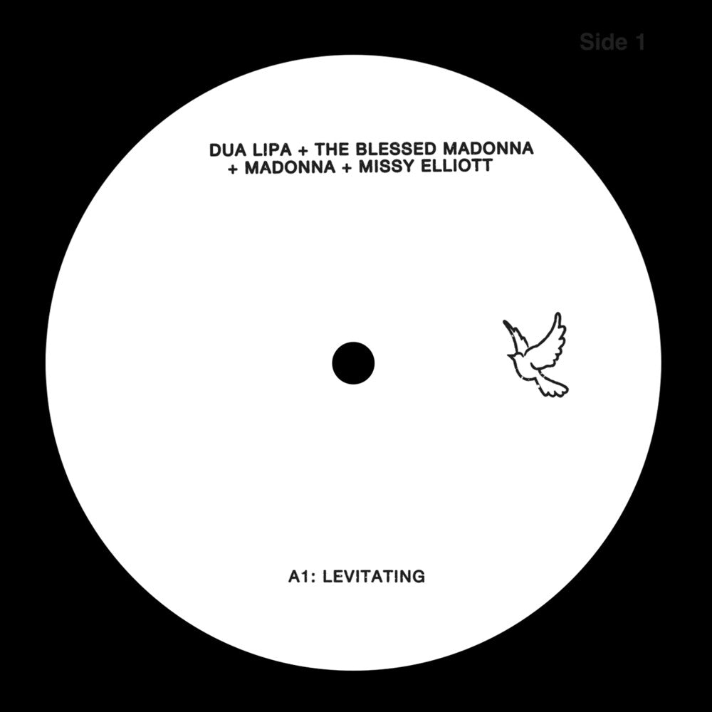 the album cover for Dua Lipa / Madonna / Missy Elliott - Levitating (The Blessed Madonna Remix)