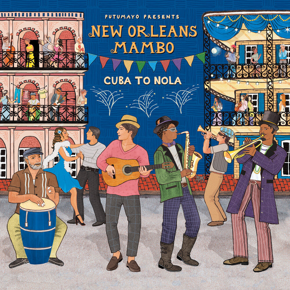 the album cover for Putumayo Presents New Orleans Mambo / Various - New Orleans Mambo