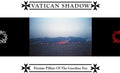 the album cover for Vatican Shadow - Persian Pillars Of The Gasoline Era (Ultra Clear w/Black Smoke & Gold)