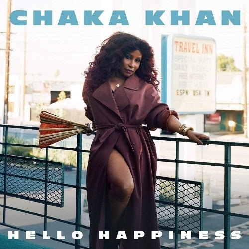 the album cover for Chaka Khan - Hello Happiness
