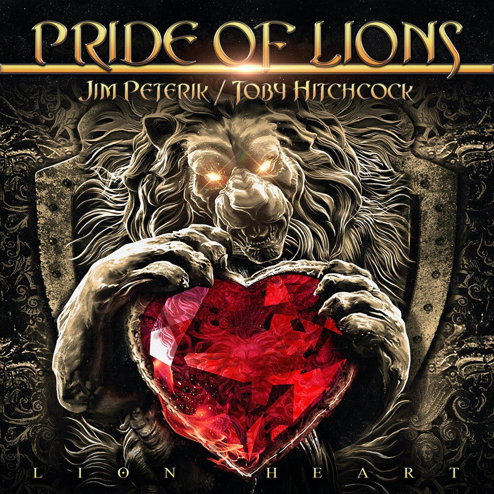 the album cover for Pride Of Lions - Lion Heart