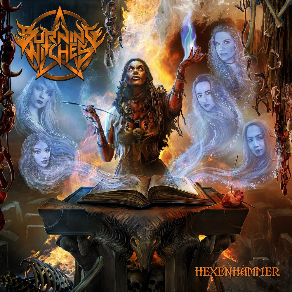the album cover for Burning Witches - Hexenhammer