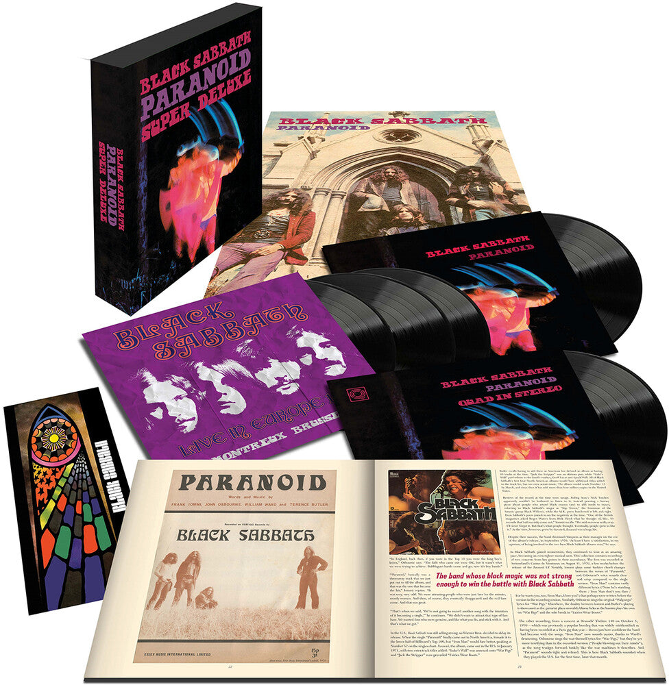 the album cover for Black Sabbath - Paranoid (Box) [Deluxe] [180 Gram]