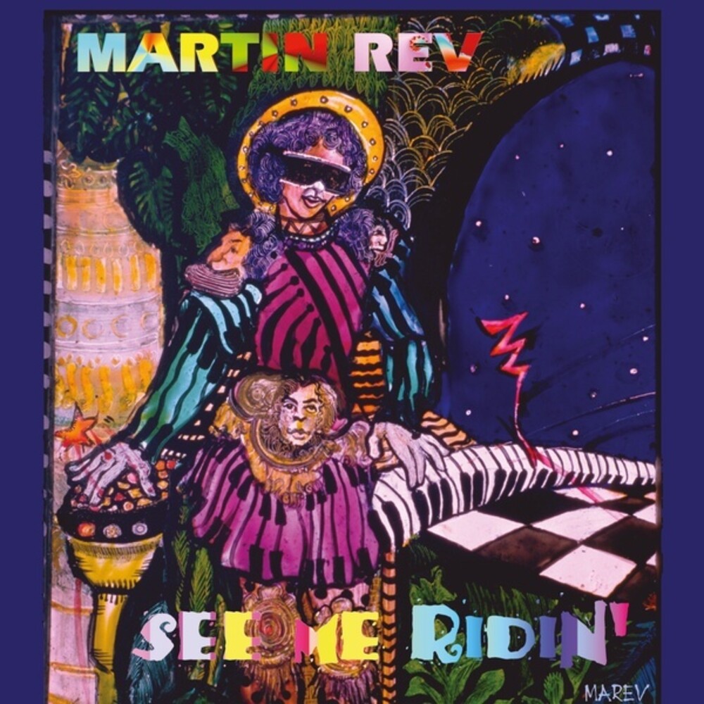 the album cover for Martin Rev - See Me Ridin