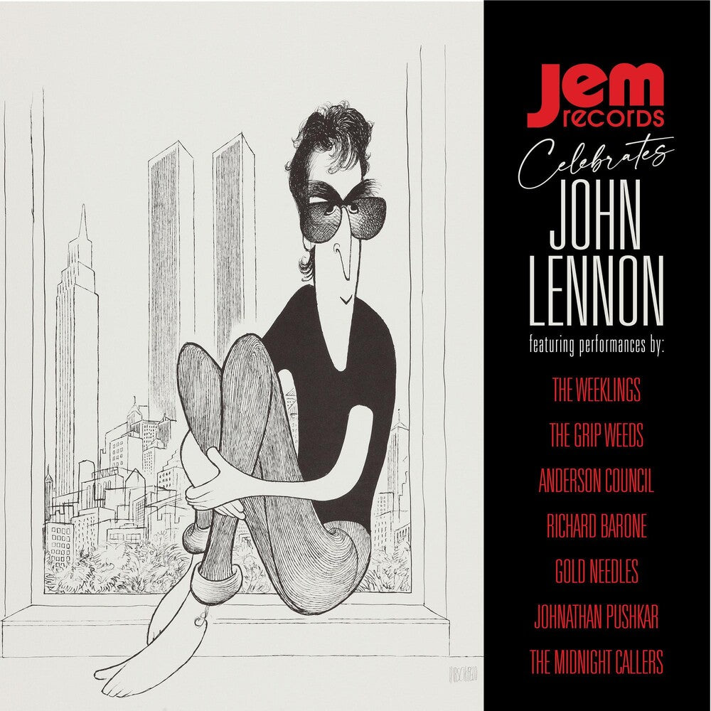 the album cover for Jem Records Celebrates John Lennon / Var - JEM RECORDS CELEBRATES JOHN LENNON