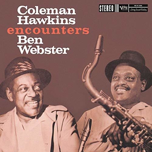 the album cover for Coleman Hawkins - Coleman Hawkins Encounters Ben Webster