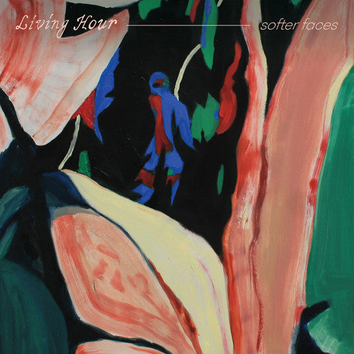 the album cover for Living Hour - Softer Faces