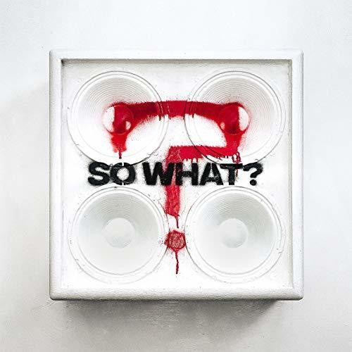 the album cover for While She Sleeps - So What (Blk) [Colored Vinyl] (Ylw)