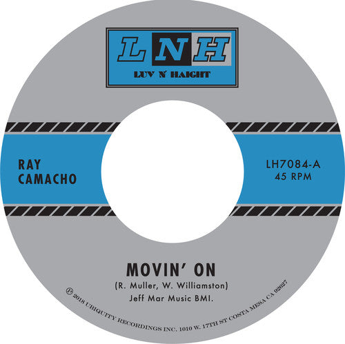 the album cover for Ray Camacho - Movin' On / Si Si Puede