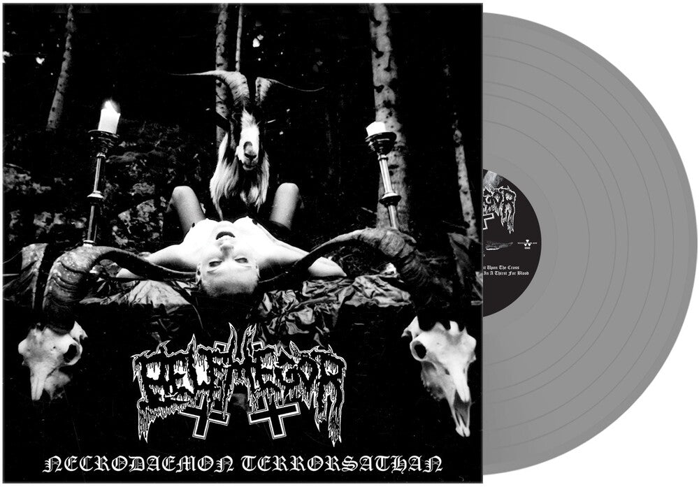 the album cover for Belphegor - Necrodaemon Terrorsathan [Grey LP]