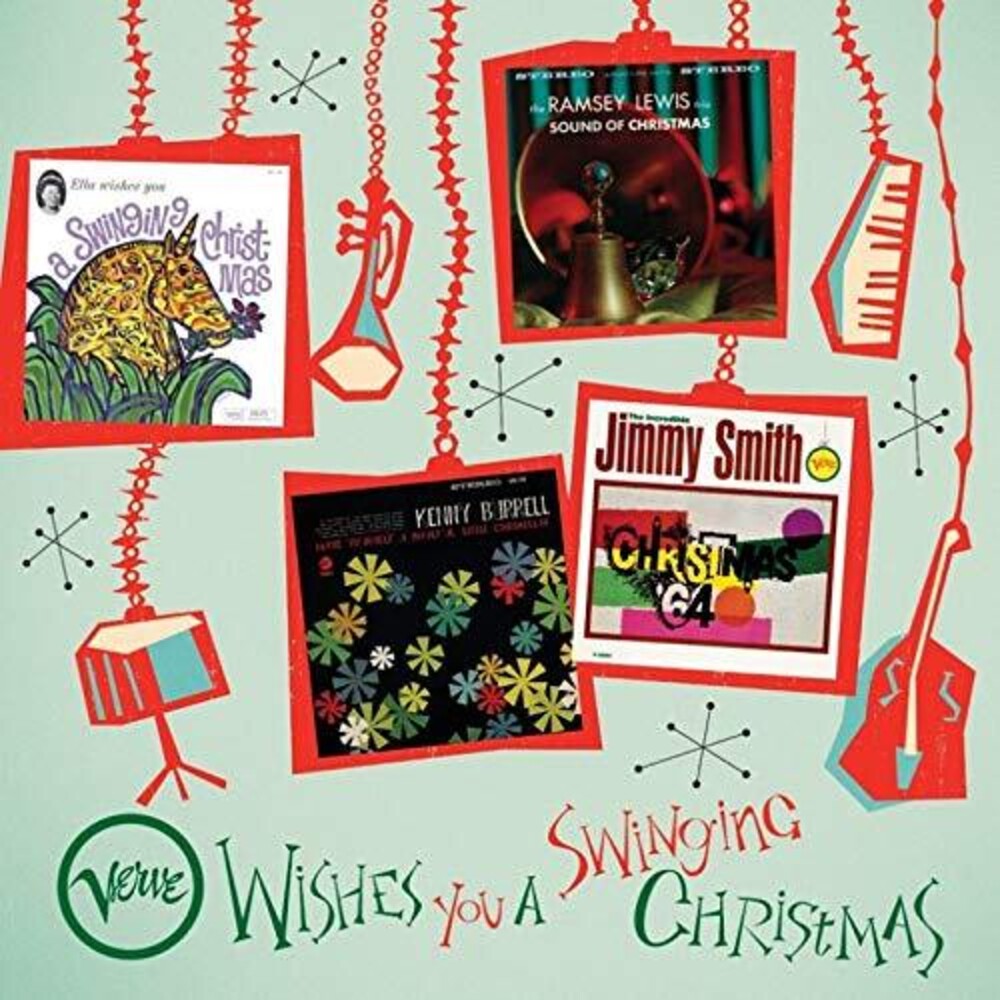 the album cover for Various Artists - Verve Wishes You A Swinging Christmas [4LP Box Set]