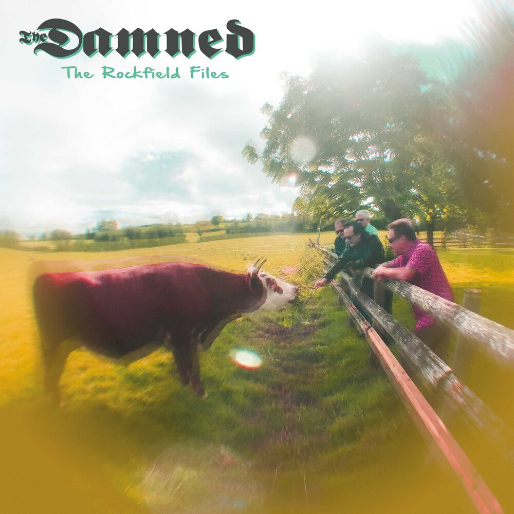 the album cover for The Damned - The Rockfield File