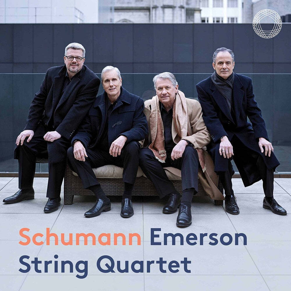 the album cover for Schumann / Emerson String Quartet - String Quartets