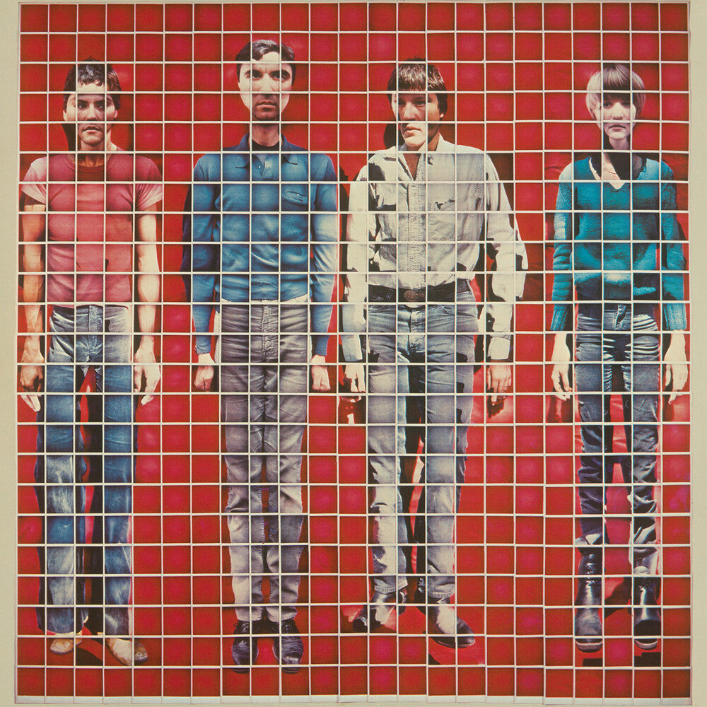 the album cover for Talking Heads - More Songs About Buildings And Food [Rocktober 2020 Translucent Red LP]