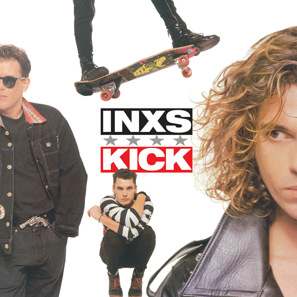 the album cover for INXS - Kick [Rocktober 2020 Green LP]