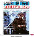 the album cover for Johnny Cash - All Aboard The Blue Train [LP]