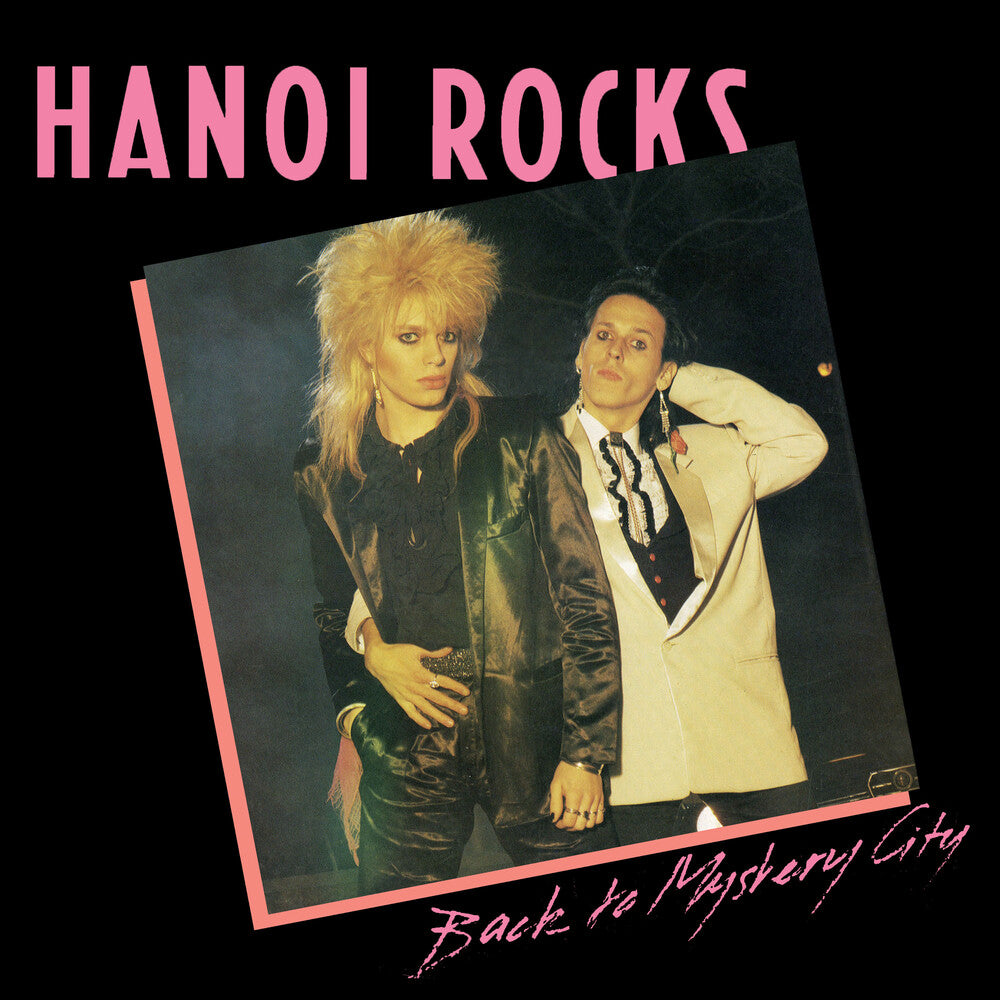 the album cover for Hanoi Rocks - Back To Mystery City