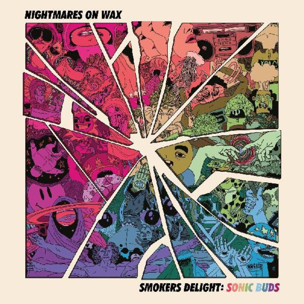 the album cover for Nightmares On Wax - Smokers Delight: Sonic Buds