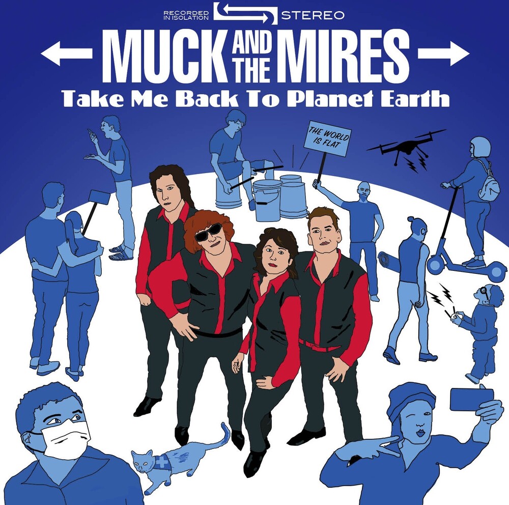 the album cover for Muck & Mires - Take Me Back To Planet Earth