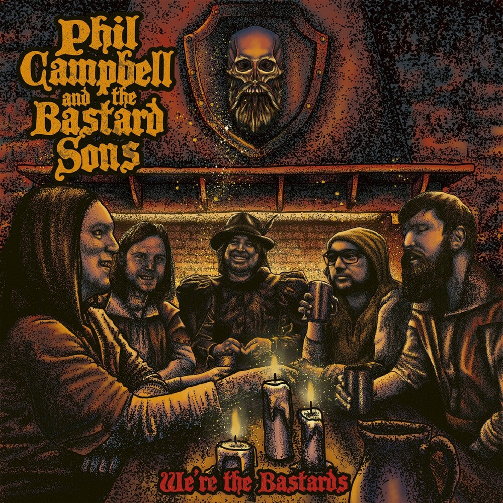 the album cover for Phil Campbell - We're The Bastards