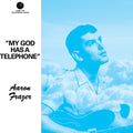 the album cover for Aaron Frazer - My God Has A Telephone [Clearwater Blue LP]