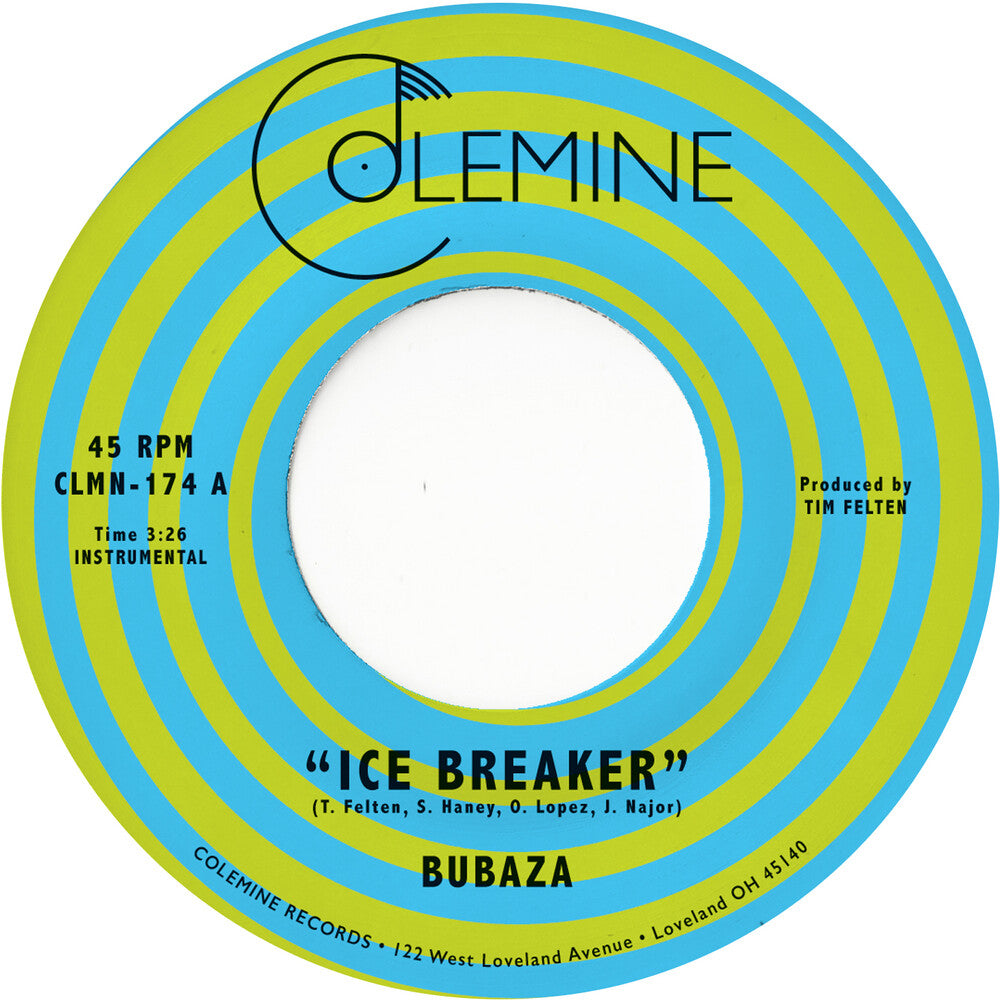 the album cover for Bubaza - Ice Breaker (Orange Vinyl)