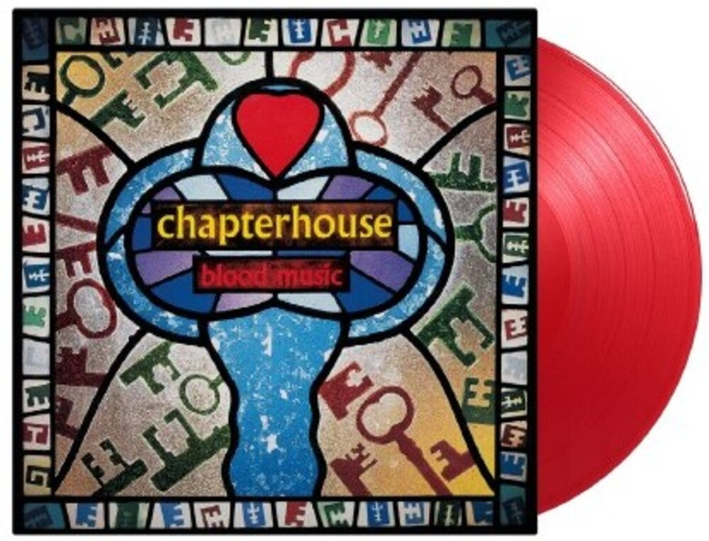 the album cover for Chapterhouse - Blood Music [Limited Gatefold, 180-Gram Transparent Red Colored Vinyl]