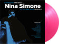 the album cover for Nina Simone / Dj Maestro - Little Girl Blue: Remixed [Limited 180-Gram Transparent Pink Colored Vinyl]