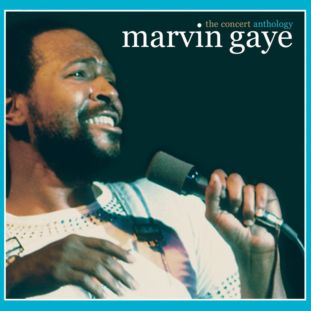 the album cover for Marvin Gaye - Concert Anthology [Remastered]