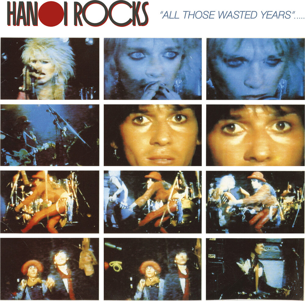 the album cover for Hanoi Rocks - All Those Wasted Years