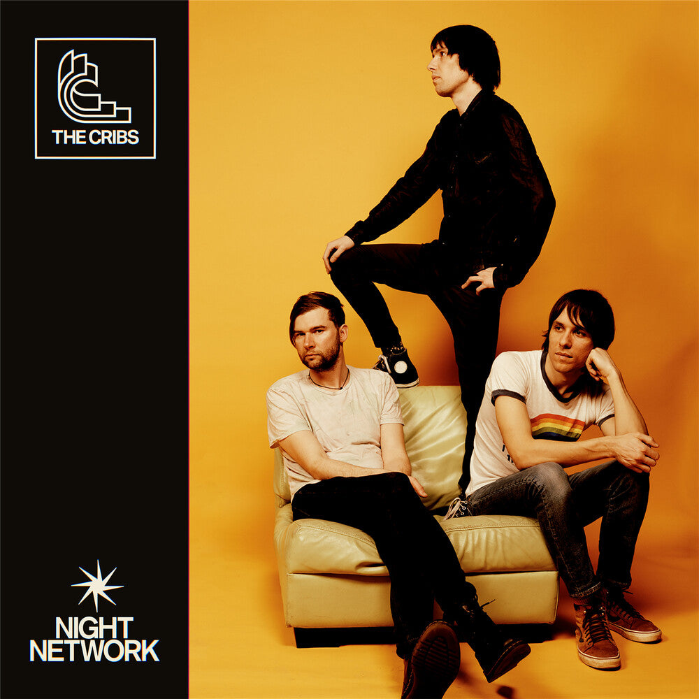 the album cover for CRIBS - Night Network (Clear Blue Vinyl) (Blue) [Clear Vinyl]