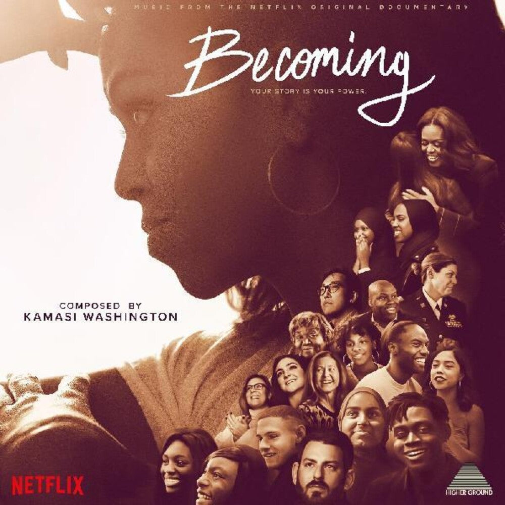 the album cover for Kamasi Washington - Becoming (Music from the Netflix Original Documentary)(Original Sound)