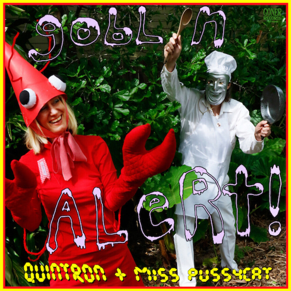 the album cover for Quintron & Miss Pussycat - Goblin Alert