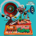 the album cover for Gorillaz - Song Machine, Season One [Indie Exclusive Limited Edition Neon Orange LP]