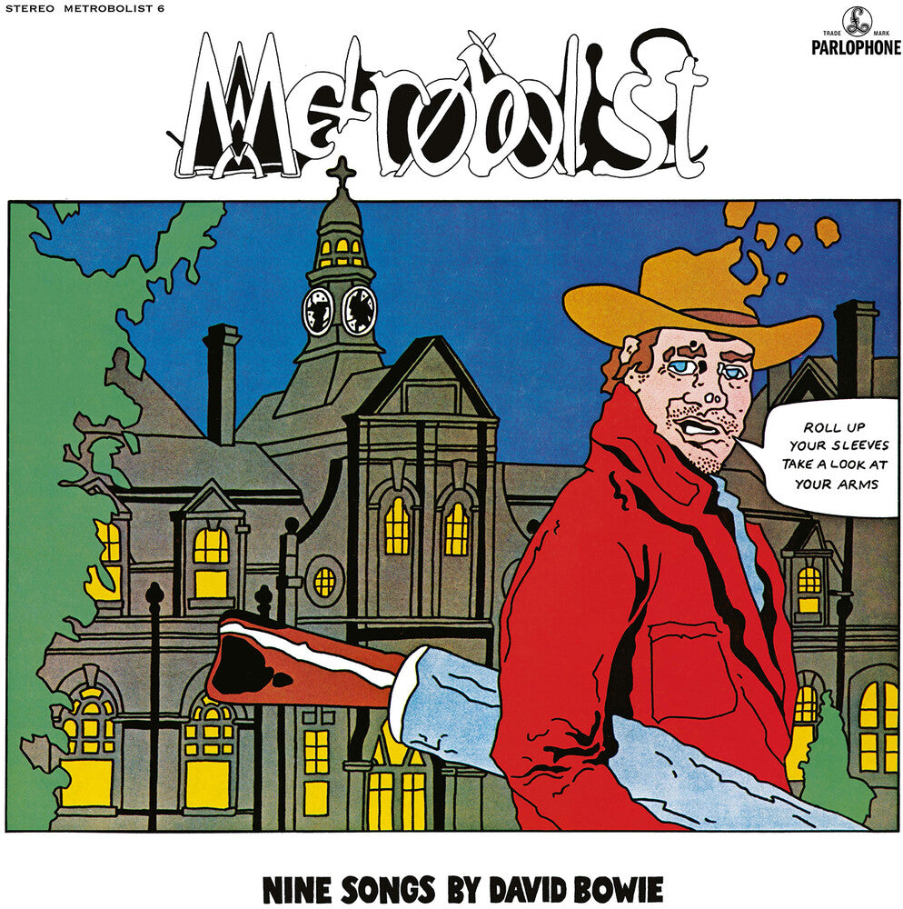 the album cover for David Bowie - Metrobolist (aka The Man Who Sold The World) [LP]