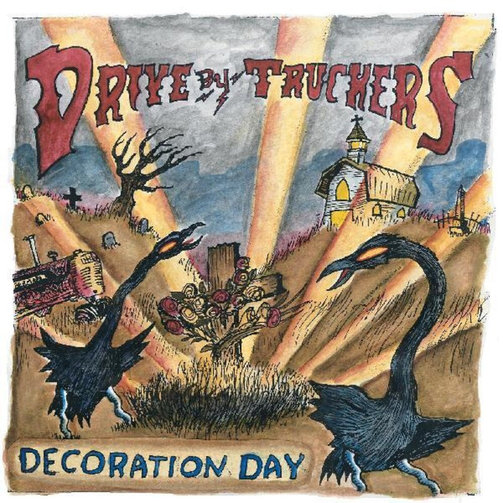 the album cover for Drive-By Truckers - Decoration Day [Clear & Gold Marble 2LP]