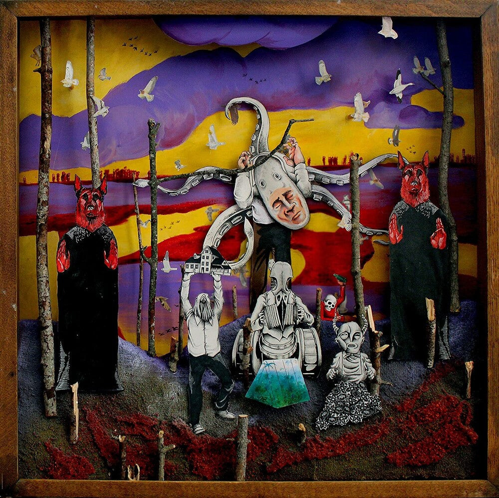 the album cover for Okkervil River - A Dream In The Dark: Two Decades Of Okkervil River Live [Limited Edition 4 LP]