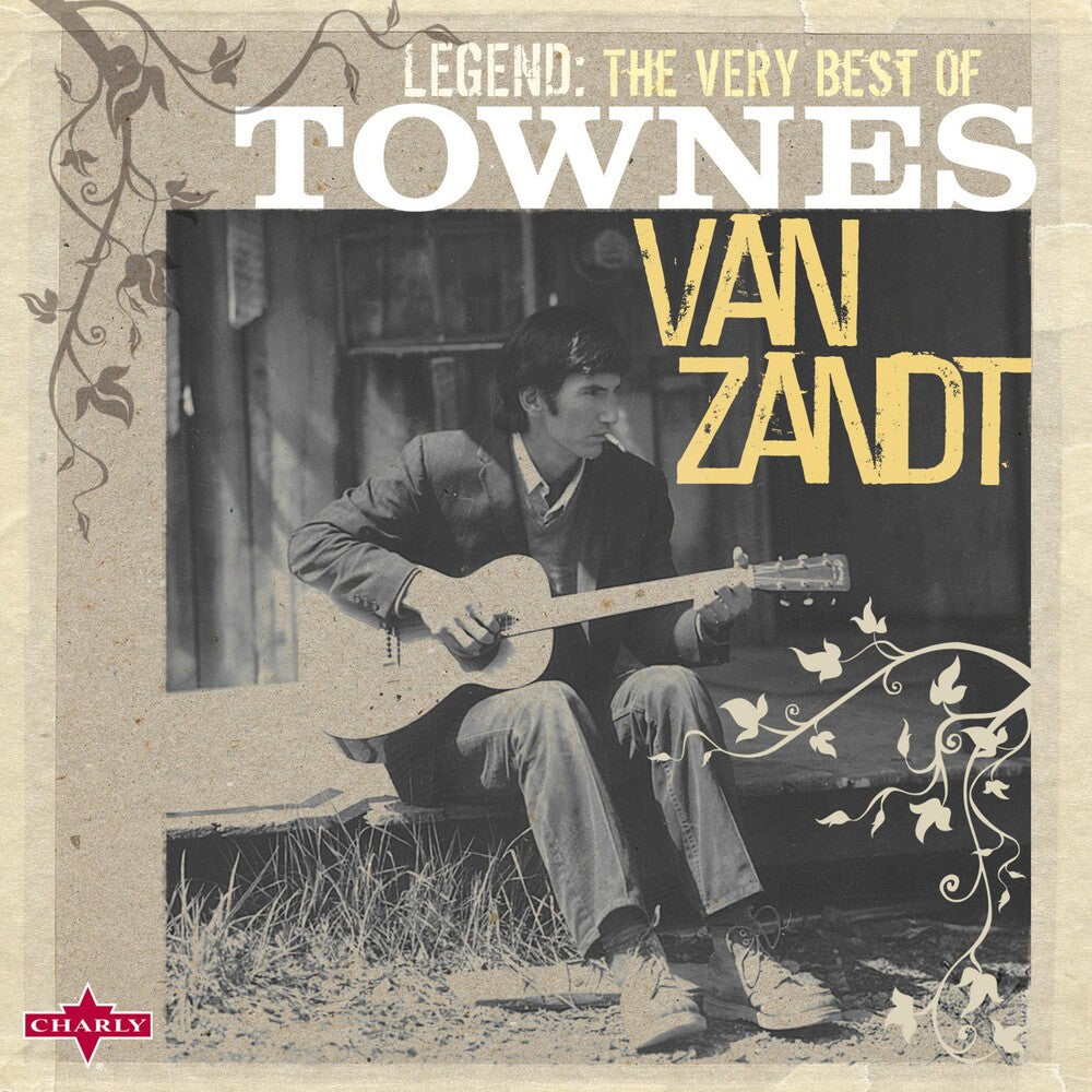 the album cover for Van Town Zandt - The Very Best Of