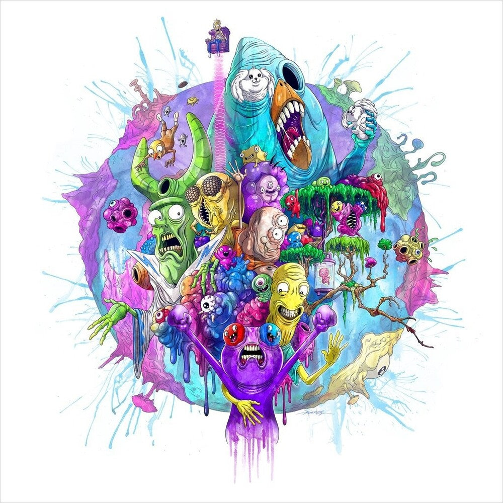the album cover for Asy Saavedra Blk Ogv - Trover Saves The Universe / O.S.T. (Blk) [180 Gram]
