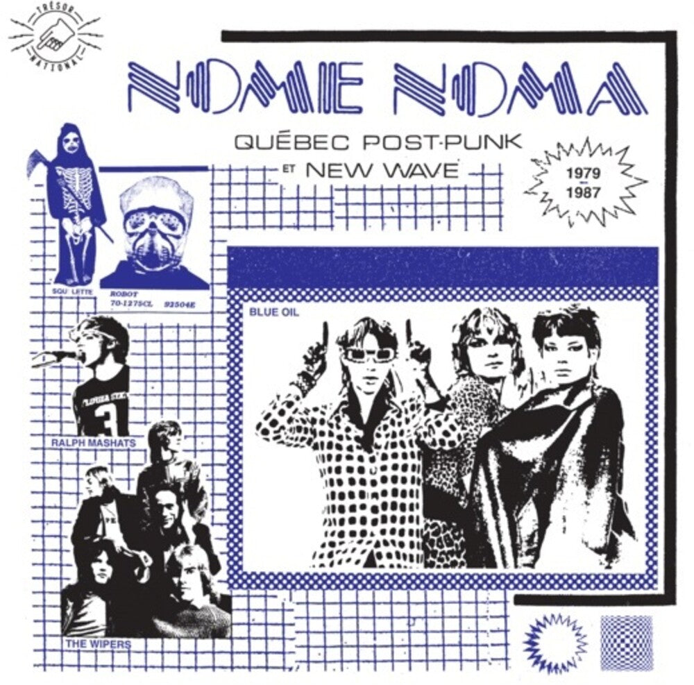 the album cover for Nome Noma Quebec Post Punk Et New Wave 1979-1987 - NOME NOMA - Quebec Post-Punk et New Wave 1979-1987 / Various